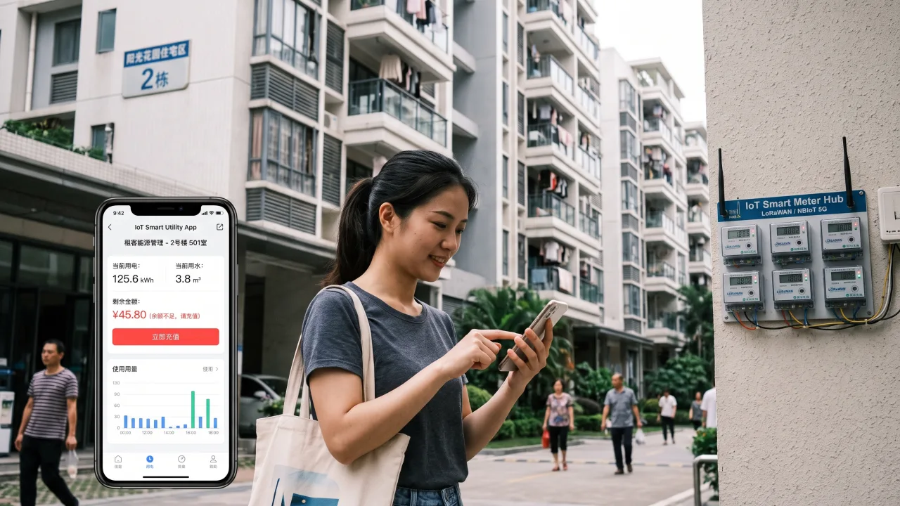 远程抄表与能源预付费应用场景插图